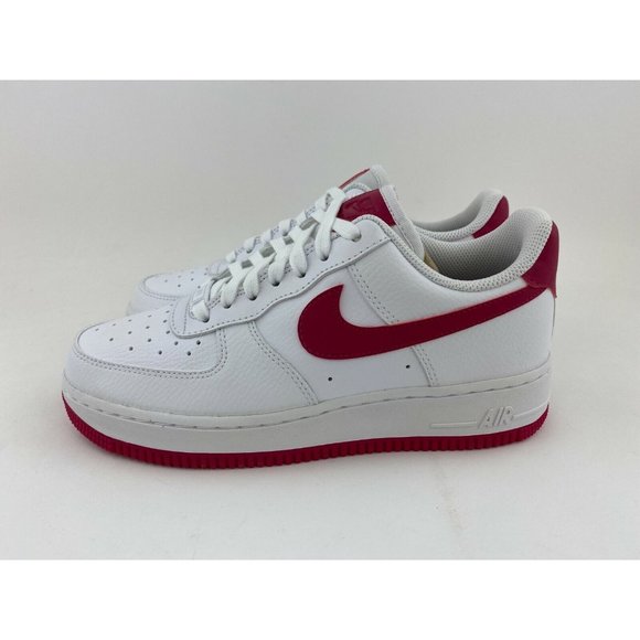 Nike Air Force 1 07 Wild Cherry White Women's Sneakers Shoes Pink Red - Picture 10 of 12